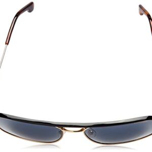 Carrera Casual Round Sunglasses, Gold Blue, 60