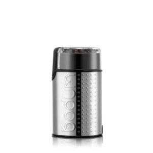 bodum bistro electric blade coffee grinder, brushed stainless steel