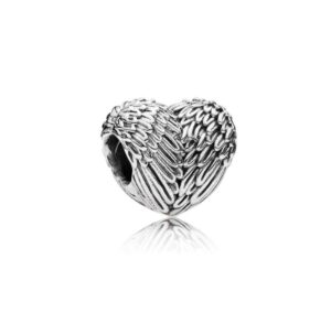 minijewelry love heart angel wing bead charm fits pandora moments bracelets women jesus birthday christmas s925