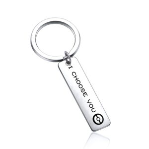 bobauna retro controller keychain i choose you video game jewelry game enthusiast gift for gamer (choose you game keychain)