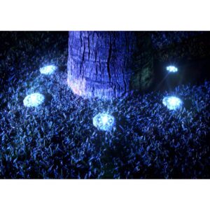 Bell+Howell Disk Lights Stone 8-Bulb Auto On/Off Outdoor Camouflaged LED Lighting As Seen On TV