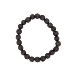 Natural Diffuser Bracelet | Stone Lava Rock Bracelet | Elastic Yoga Lava Beads | Men Women Yoga Bead Bracelet