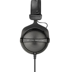 beyerdynamic DT 770 Pro 250 Ohm Closed-Back Studio Mixing Headphones Bundle -Includes- Soft Case, Headphone Splitter and Extension Cable, and 6AVE Cleaning Cloth