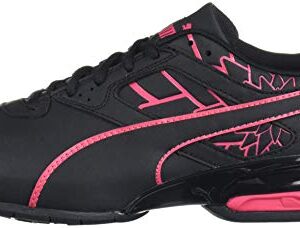 PUMA Womens Tazon 6 Cross Trainer, PUMA Womens Black-Nrgy Rose, 9