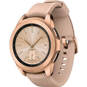 Samsung Galaxy Watch (42mm) Smartwatch (Bluetooth) Android/iOS Compatible, SM-R810, International Version (Rose Gold) (Renewed)