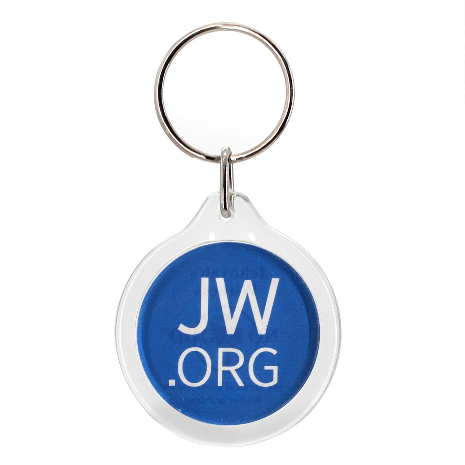 TONOS Jw.org No Blood Double Sided Key Chain for Jehovah's Witnesses-Round-20 Pack