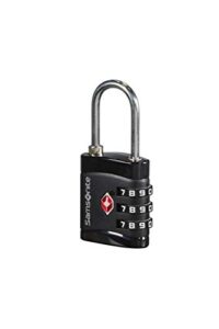 samsonite global ta luggage lock, 7 centimeters, black, 7 centimeters, luggage lock