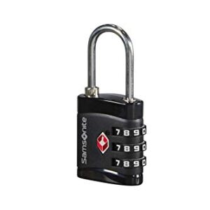 Samsonite Global Ta Luggage Lock, 7 Centimeters, Black, 7 centimeters, Luggage Lock