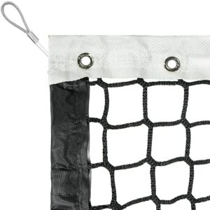 aoneky 42' outdoor replacement professional tennis court net - 4 mm polyester cord