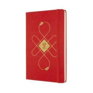 Moleskine Limited Edition Notebook Chinese New Year, Year of the Rat, Large (5" x 8.25") Ruled, Rat, 240 Pages