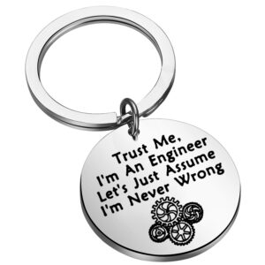 lqri engineer gift engineering gift trust me i'm an engineer keychain engineer gift retiring gift engineering graduation gift