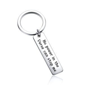 TGBJE Inspirational Gift No Power In The Verse Can Stop Me Keychain Firefly inspired Gift Firefly Fans Gift Serenity Keychain (Inspirational Gift)