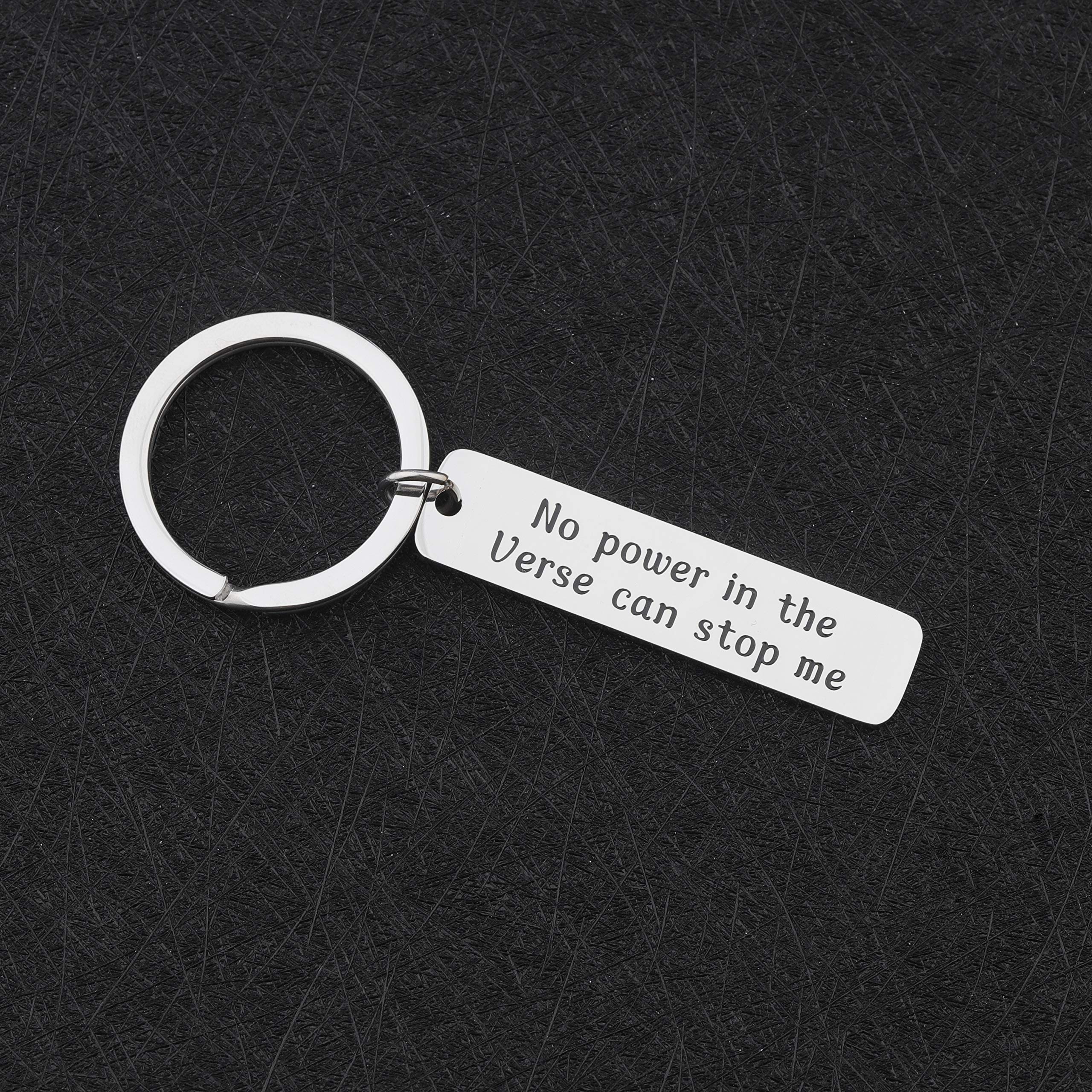 TGBJE Inspirational Gift No Power In The Verse Can Stop Me Keychain Firefly inspired Gift Firefly Fans Gift Serenity Keychain (Inspirational Gift)