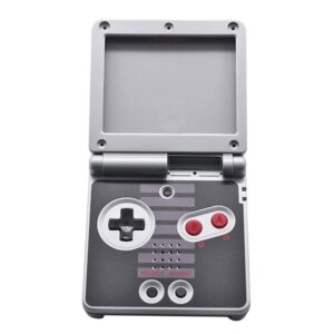 Meijunter Replacement Full Housing Shell Cover Case Repair Parts Set w/Lens&Screwdriver for Nintendo Gameboy Advance SP GBA SP Console