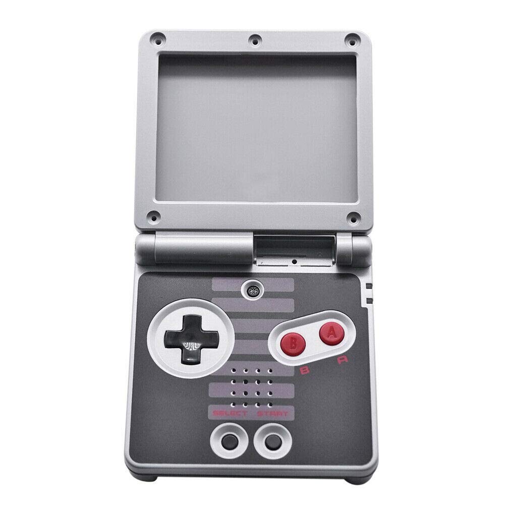 Meijunter Replacement Full Housing Shell Cover Case Repair Parts Set w/Lens&Screwdriver for Nintendo Gameboy Advance SP GBA SP Console