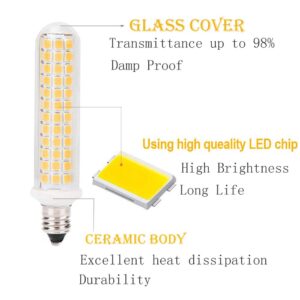 G MGY OLED E11 LED Bulb 9W, LED E11 Dimmable, JD T4 E11 Mini Candelabra Base, 100W 120W Halogen Bulb Replacement, 1100LM, AC120V, for Indoor Decorative Lighting (Warm White 3000k 2-Pack)