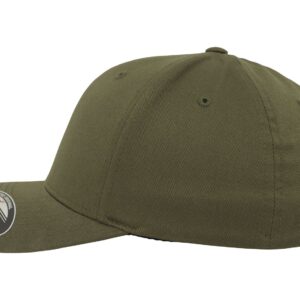 6277 Flexfit Men's Athletic Baseball Flexfitted Cap (L/XL, Olive)