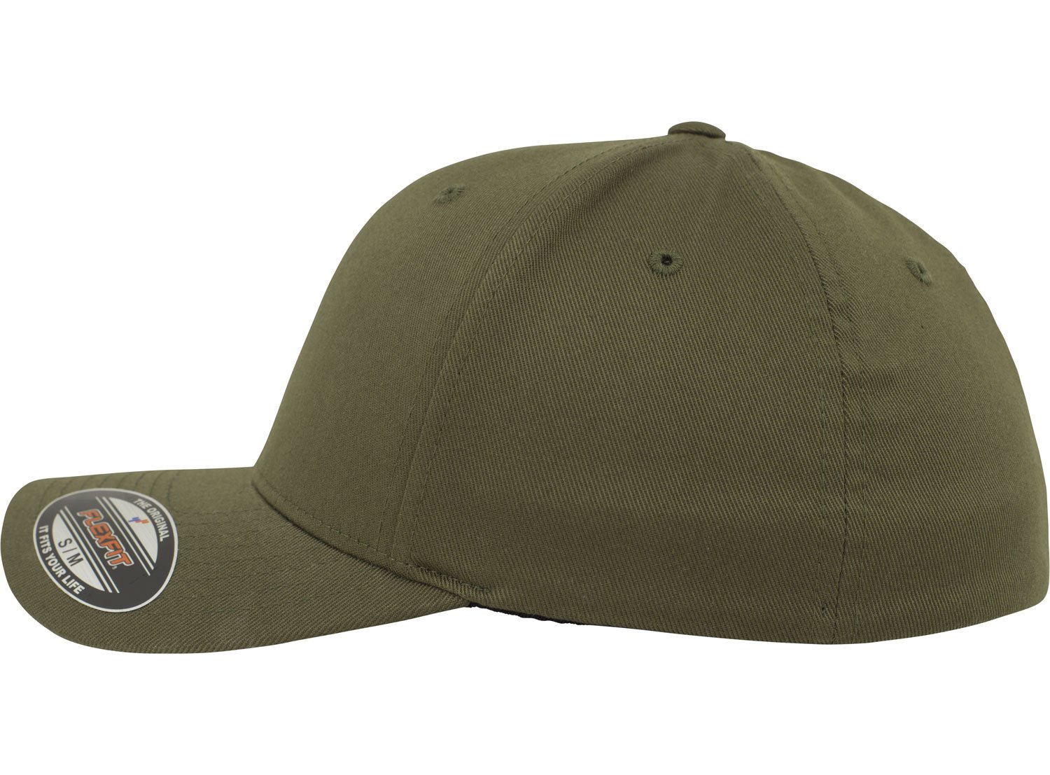 6277 Flexfit Men's Athletic Baseball Flexfitted Cap (L/XL, Olive)