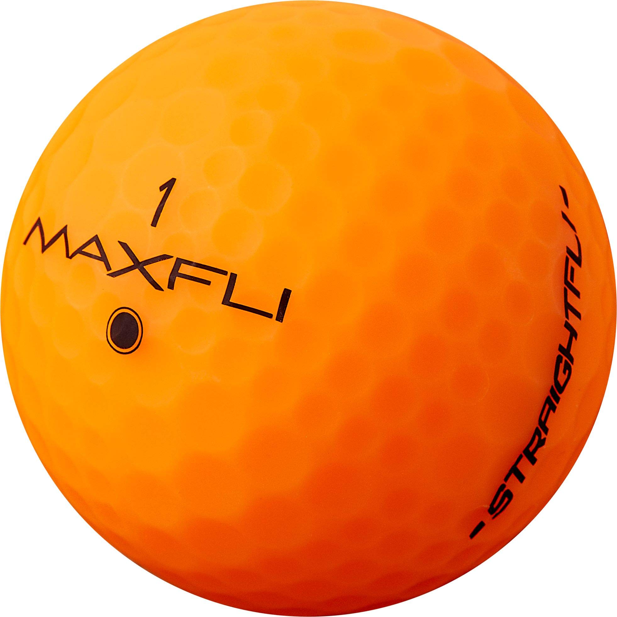 Maxfli StraightFli Matte Orange Golf Balls