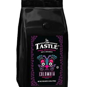 Cafe Tastle Colombia Medium-Dark Roast 100% Arabica Whole Bean Coffee, 8.82 Oz (Pack Of 2)