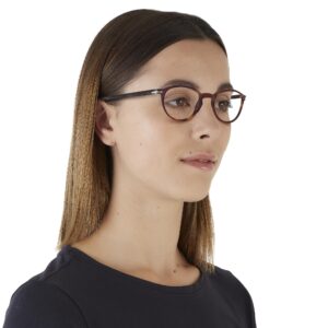 Persol PO3218V Round Prescription Eyewear Frames, Havana/Demo Lens, 51 mm