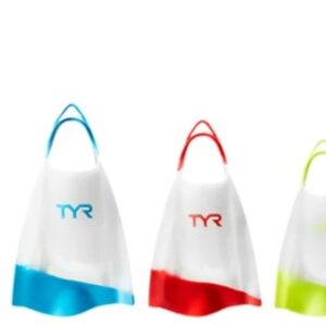 TYR Hydroblade Swim Training Fins, Clear, X-Large