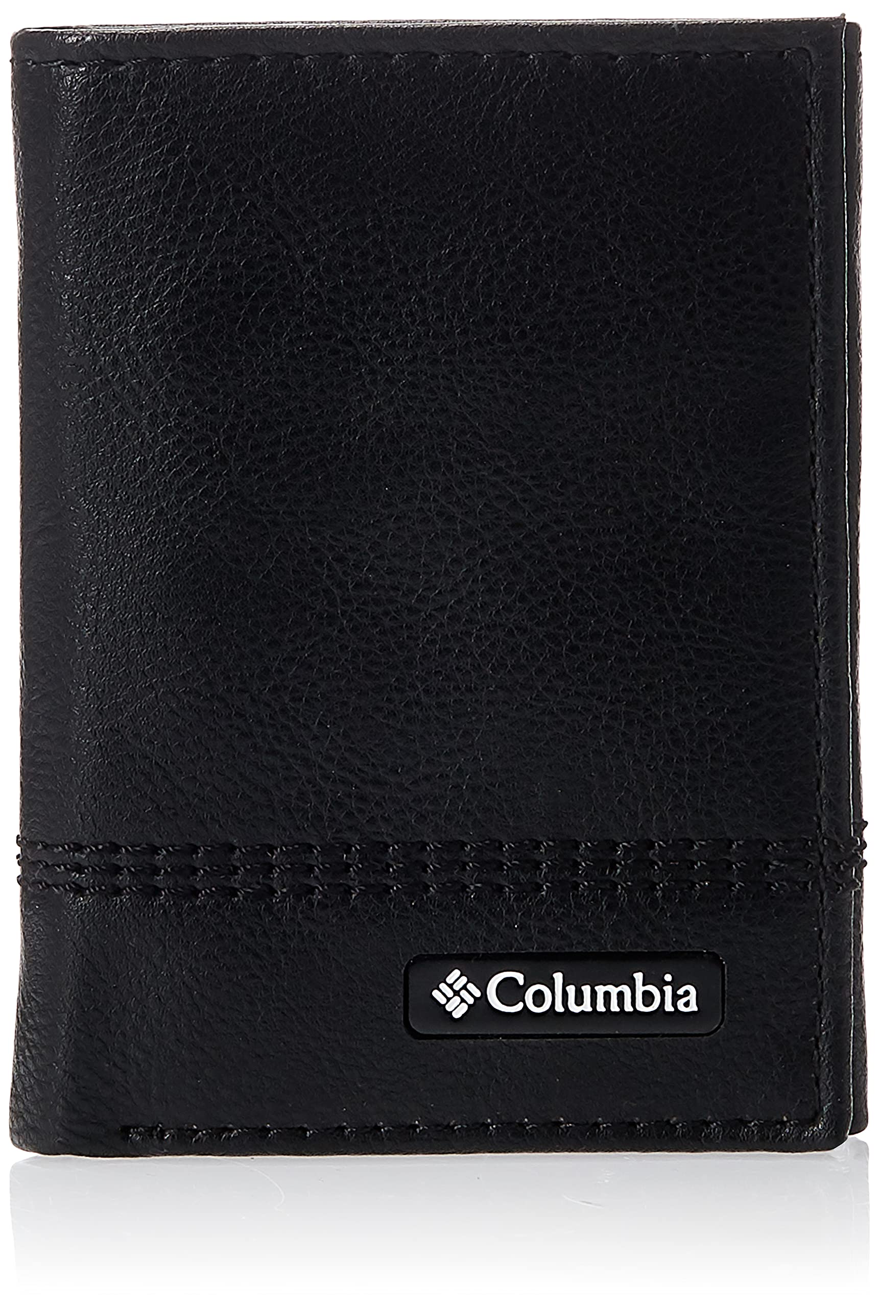 Columbia Men's Standard RFID Trifold Wallet, Black Jack, One Size