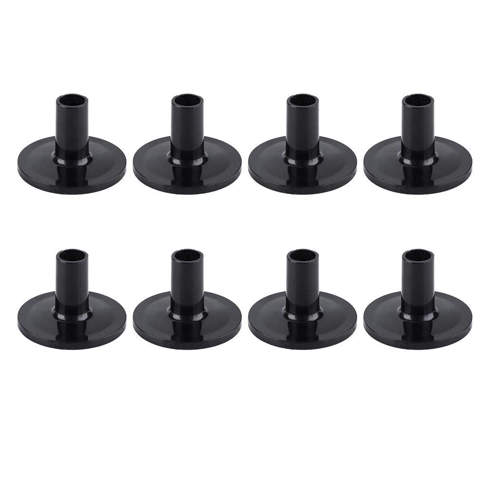 Cymbal Sleeves, RiToEasysports 8 Pcs Plastic Black Drum Long Cymbal Sleeves Drum Kit Cymbal Support Musical Instruments Accessory Cymbal Sleeves