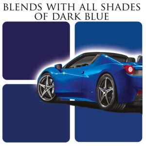 Car Gods Iris Custom Color Dark Blue 3-in-1 Polish Wax Color Restorer & Scratch Remover, 16 Colors Available, 17 Fl Oz