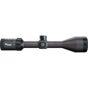 Sig Sauer Waterproof Fogproof Hunting Second Focal Plane 1-inch Tube Diameter Whiskey3 4-12X50mm Scope, Quadplex Reticle