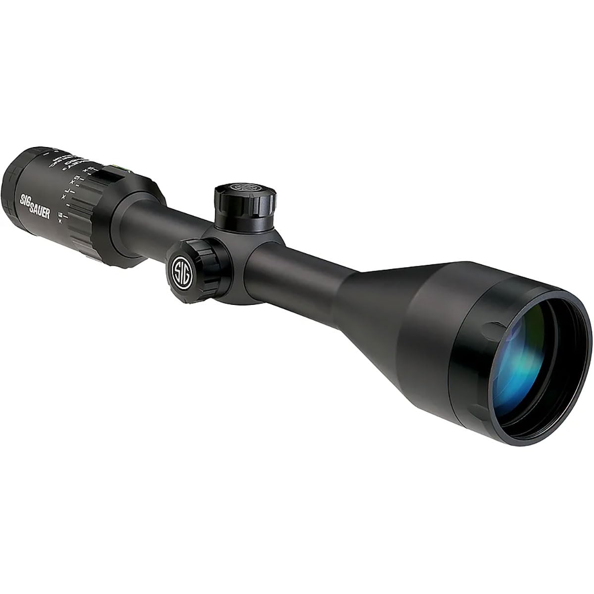 Sig Sauer Waterproof Fogproof Hunting Second Focal Plane 1-inch Tube Diameter Whiskey3 4-12X50mm Scope, Quadplex Reticle