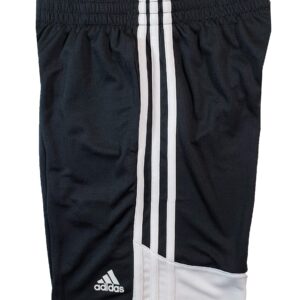 adidas Boys' Athletic Short (Small, Black/Very White)