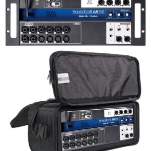 Soundcraft Ui16 16 Input Digital Mixer+Wifi+App Control+Recording+Rack Case Bag