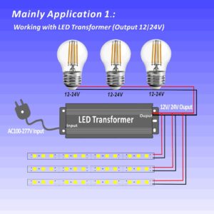 12 Volt 24 Volt Low Voltage G15 LED Light Bulb RV Camper Marine landscape 2W 250lm Edison Incandescent Bulb 25W Off Grid Solar Battery System Lighting Standard E26 Base Warmwhite 2700K (Pack of 4)