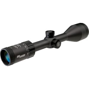 Sig Sauer Waterproof Fogproof Hunting Second Focal Plane 1-inch Tube Diameter Whiskey3 4-12X50mm Scope, BDC-1 Quadplex Reticle