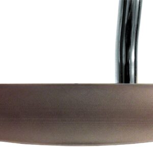 Bell Putters Half Offset Golf Putter 360g Polish Chrome Finish Right-Handed/RH with Winn Jumbo/Oversize Putter Grip and 34" Shaft