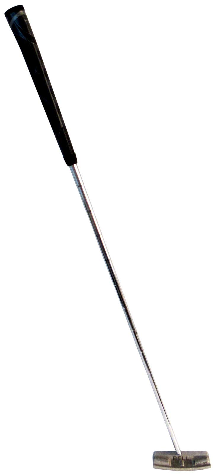 Bell Putters Non/No Offset Golf Putter 360g Polish Chrome Finish Right-Handed/RH with Winn Midsize Putter Grip and 34" Shaft