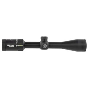 Sig Sauer Waterproof Fogproof Hunting Second Focal Plane 1-inch Tube Diameter 3-9X40mm Whiskey3 Scope, Quadplex Reticle