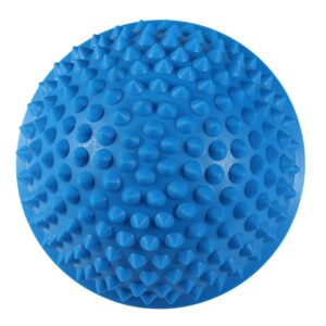 Vruping 1 Pcs Hedgehog Balance Pods, Pimples Pilates Ball, Yoga Half Ball, Half Spiky Fitness Domes Physical Fitness Massage Balls Motor Skills Yoga Gymnastics Exercise for Kids Adults(#4)