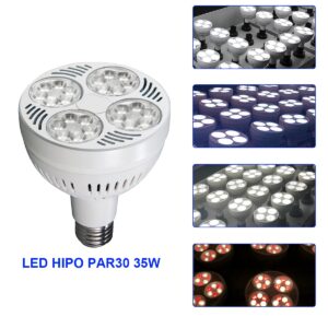 VAKESUN LED PAR30 Spotlight 35W 2900 Lumen 10000K 45° Cool White for Jewelry Lighting for Commercial Lighting