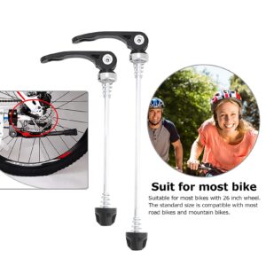 Alomejor Bike Skewer Quick Release Skewers Front & Rear Hub Skewers for Mountain Bike Road