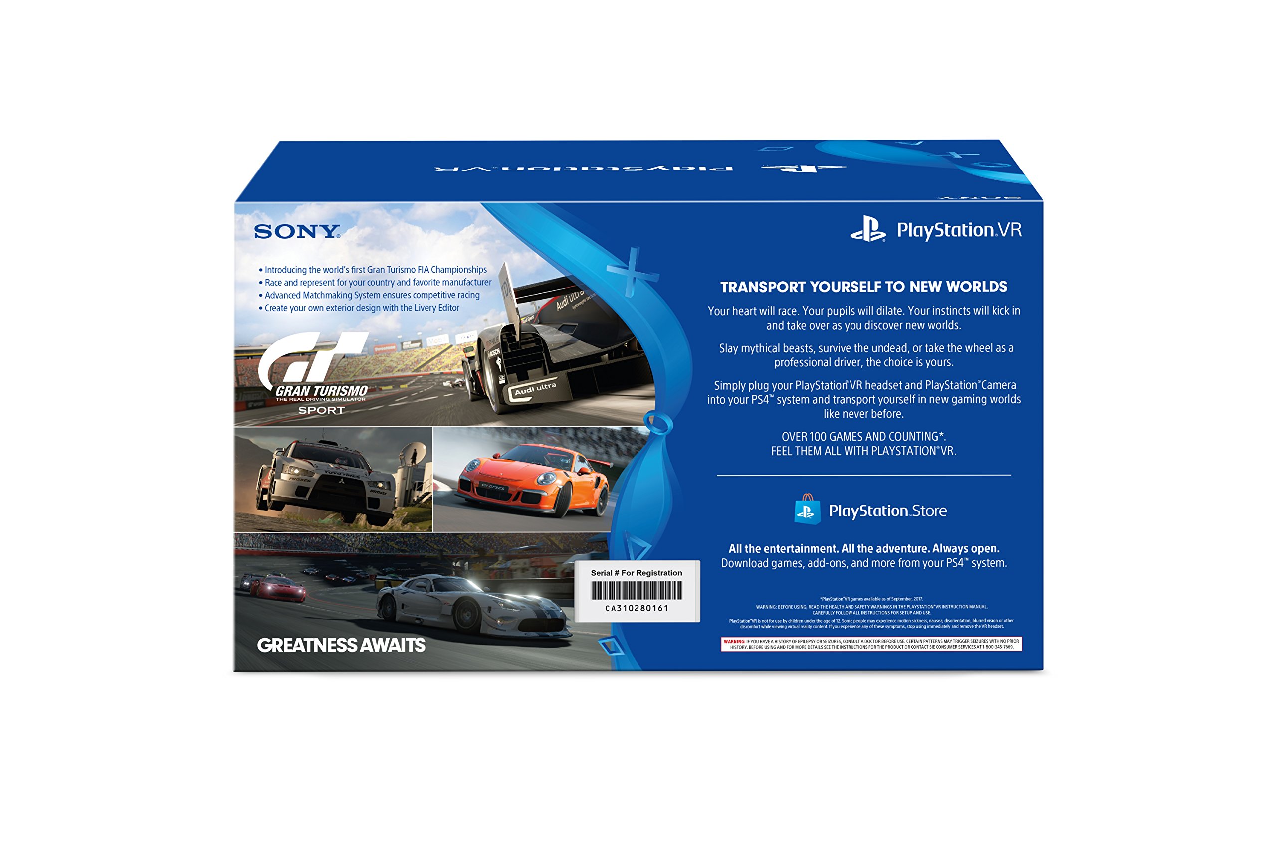 PlayStation VR - GT Sport Bundle [Discontinued]