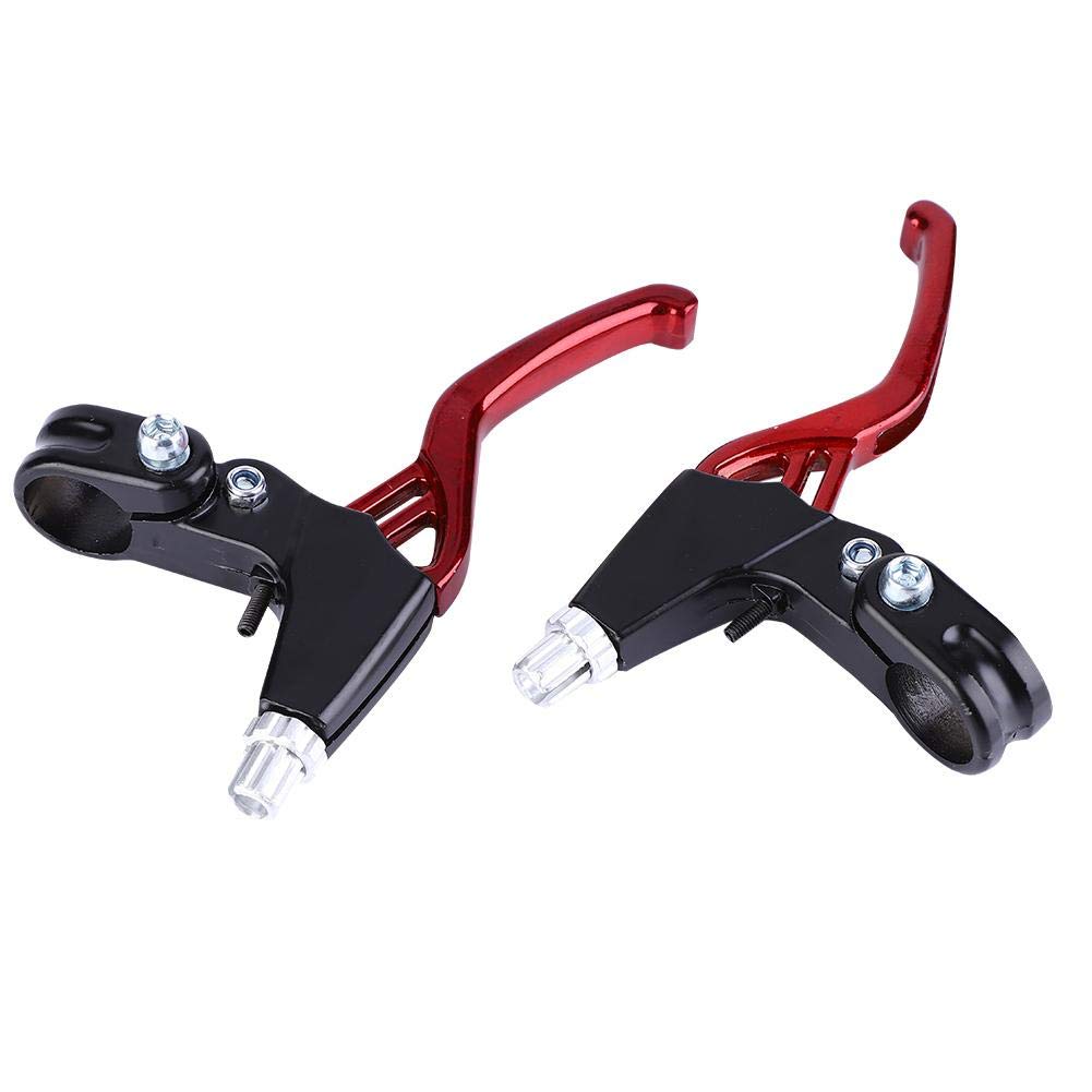 VGEBY1 Bike Brake Level, 4 Colors Aluminium Alloy Bicycle Brake Level Handles for Mountain Bike Road Bike Folding Bike(Red)