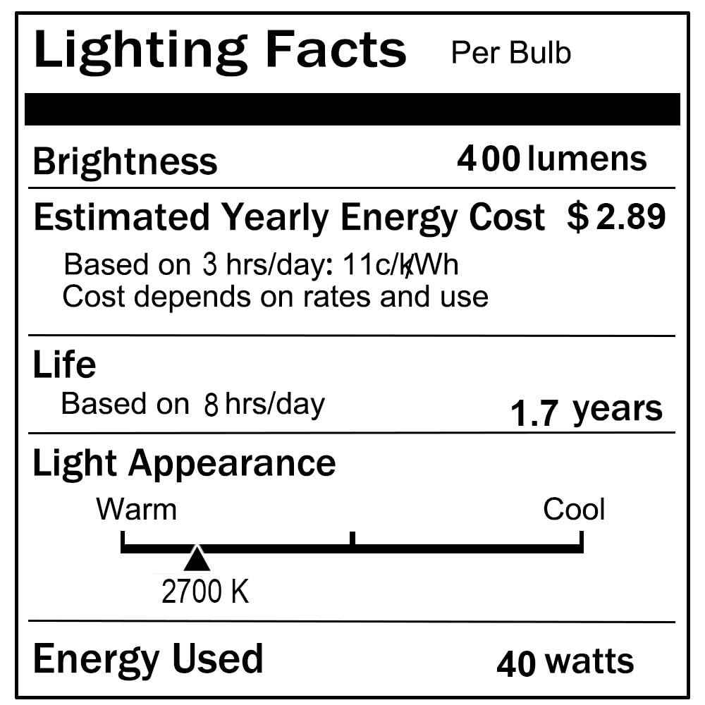 Visther 40 Watt Oven Light Bulb G45, 300℃ Hight Temp Appliance Light Bulbs Replacement for Oven, Refrigerator, Microwave, 110 to 130 Volt, Dimmable 2-Pack