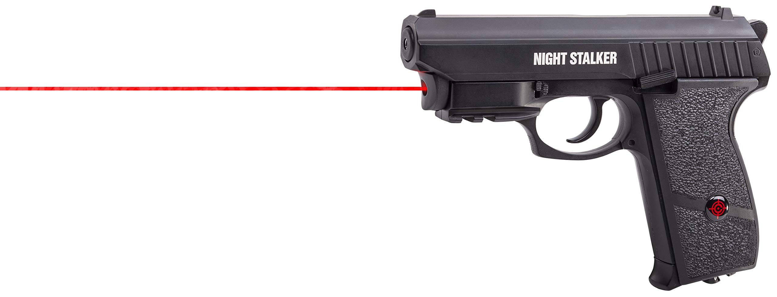 Crosman PFM520 Night Stalker CO2-Powered Air Pistol With Red Laser Sight (Class II <1 mW)