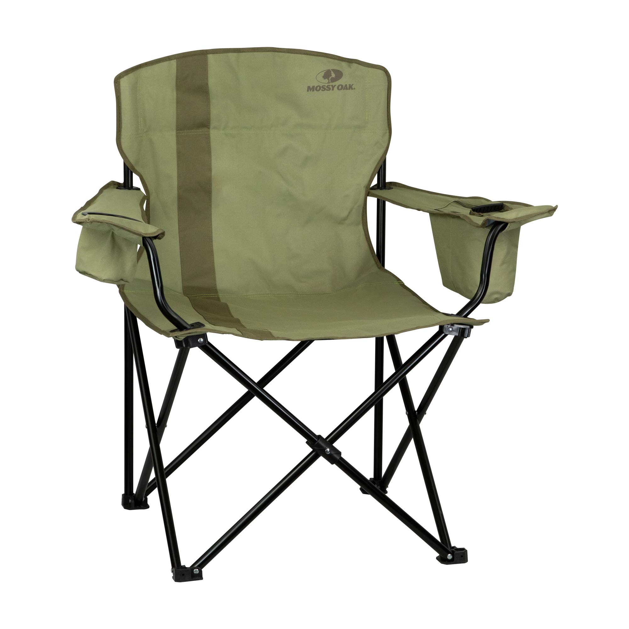 Mossy Oak Heavy Duty Camping Adults, Portable Outdoor Folding Chair, green