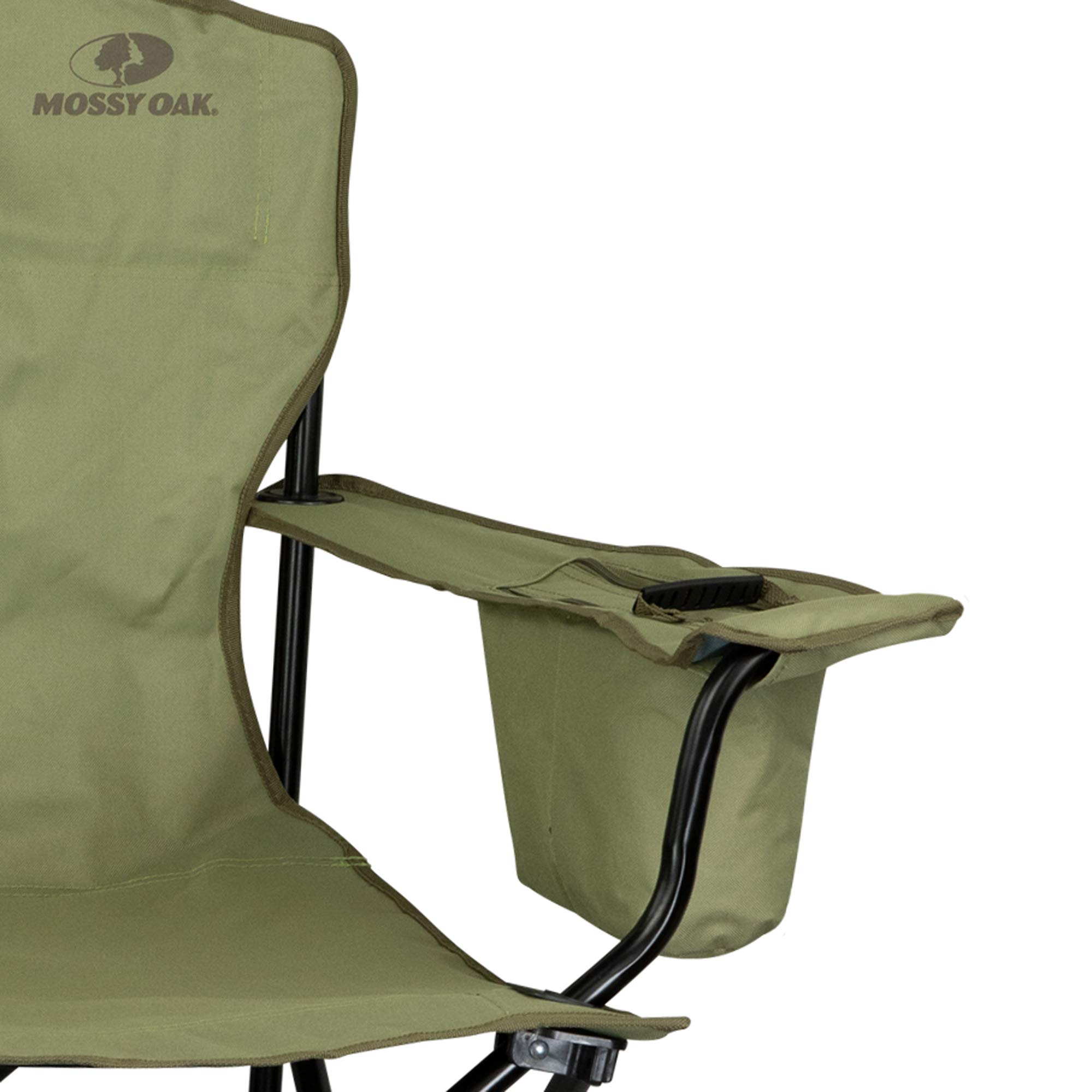 Mossy Oak Heavy Duty Camping Adults, Portable Outdoor Folding Chair, green