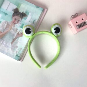 Theamensa Cute Headband, Frog Hair Band Costume Headband Head Wrap Hair Accessories for Women, Adults, Men