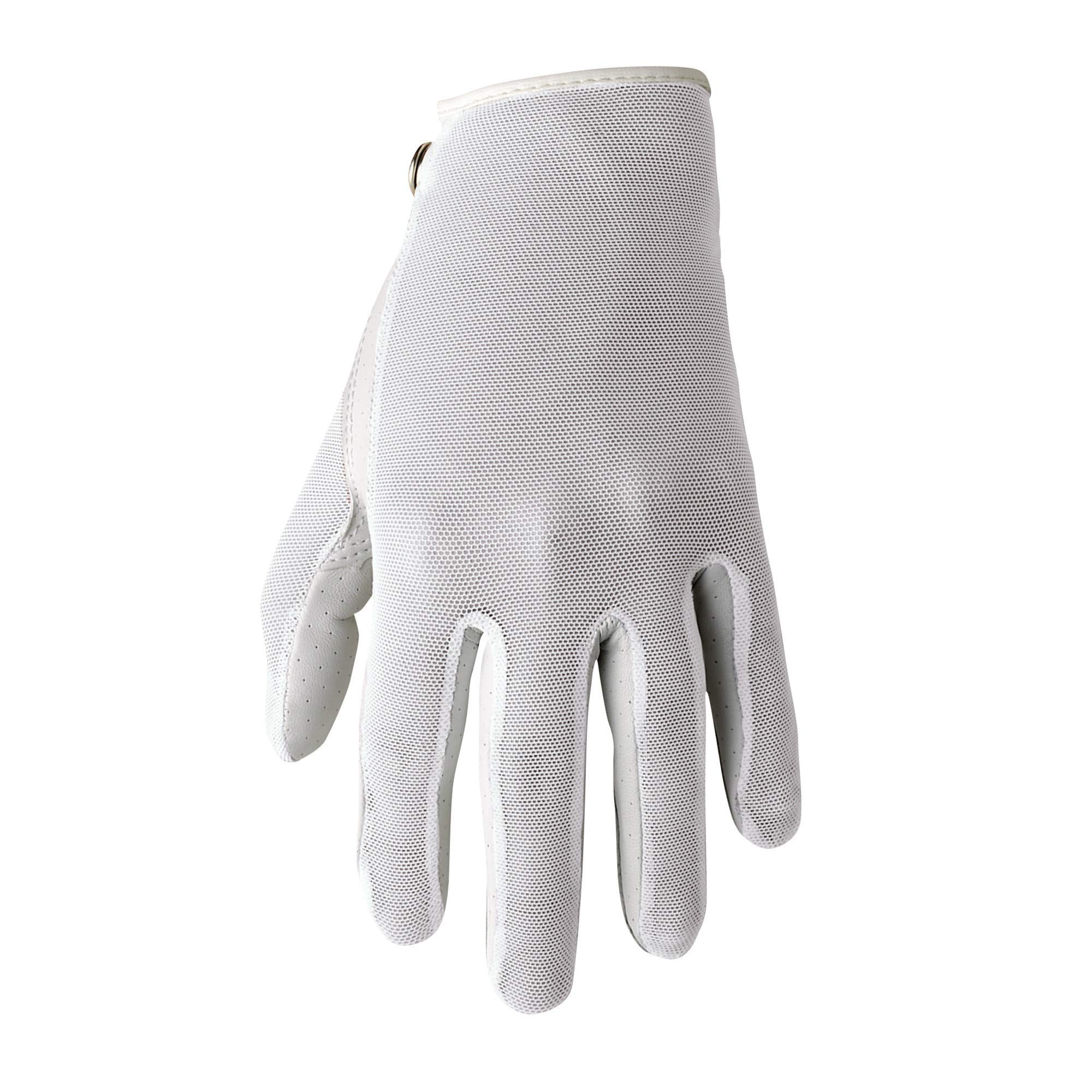 Footjoy Women's StaCooler Fashion Golf Gloves, Medium / Large, Worn on Left Hand