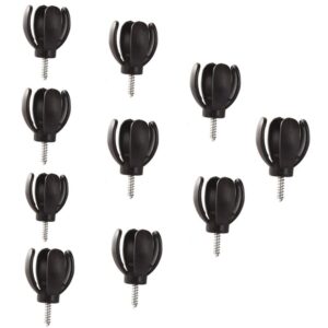 fastrohy 10 pcs golf ball pick up retriever grabber claw 4-prong sucker tool